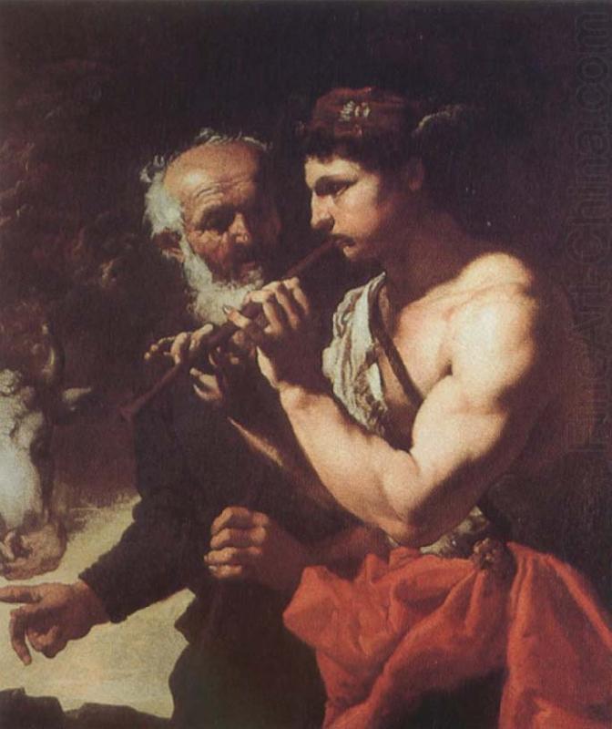 Johann Carl Loth Mercury Piping to Argus oil painting picture